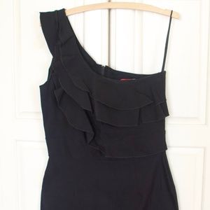Single Shoulder Dress with Ruffles (worn once)